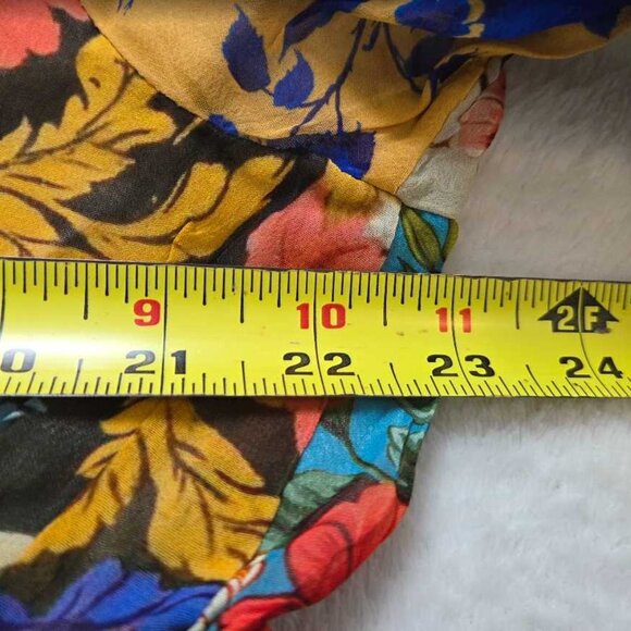 New Plus 2X By Anthropologie The Somerset maxi dress long sleeve chiffon edition - Picture 9 of 11